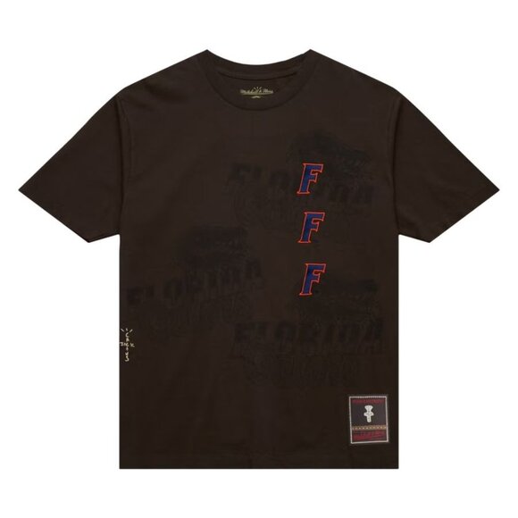 TRAVIS SCOTT CACTUS JACK x MITCHELL & NESS x FLORIDA GATORS TEE S - Picture 1 of 4